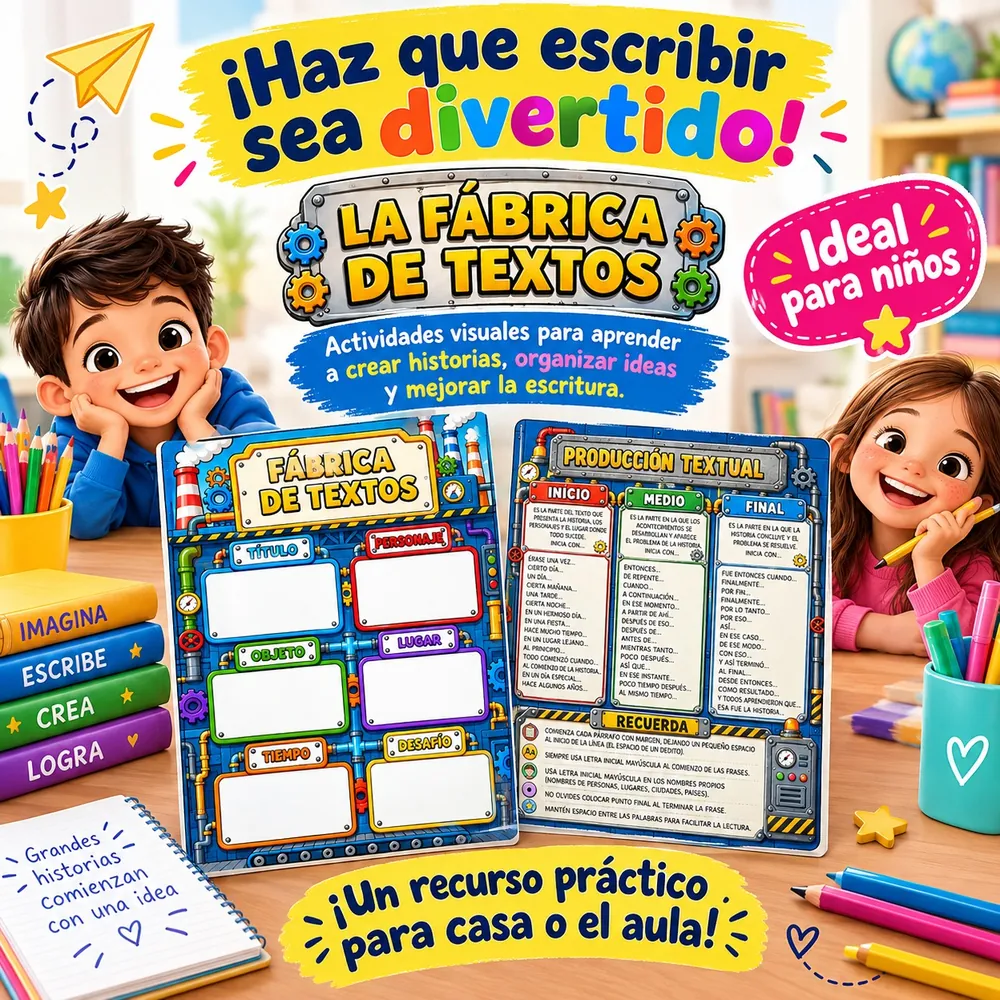 Todo lo que incluye la Fábrica de Textos